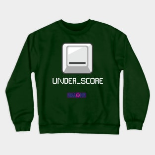 Underscore scritta bianca Crewneck Sweatshirt